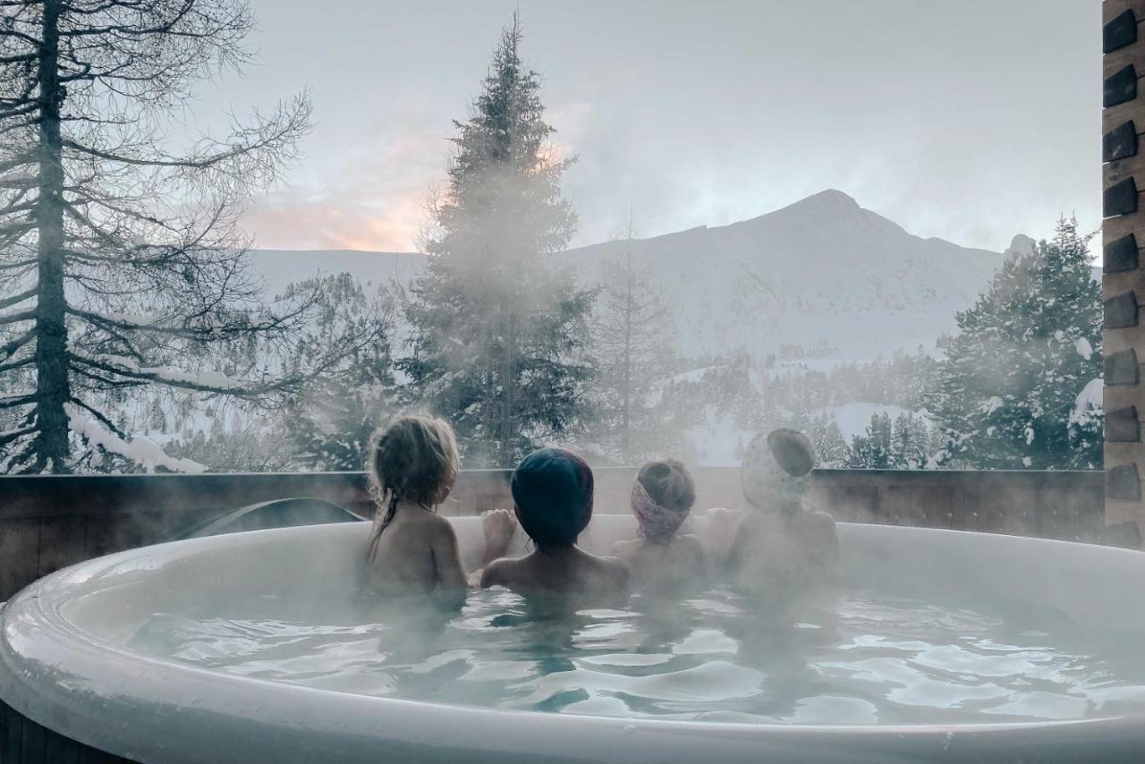 Heidi Chalets Falkert Heidialm - Chalets Bergwinter Patergassen Buitenkant foto